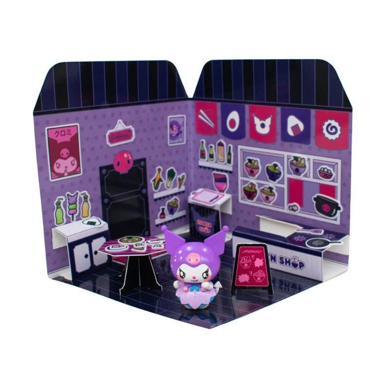 HELLO KITTY - Kuromi 6cm Sticker House Ramen Restaurant HELLO KITTY - Kuromi 6cm Sticker House Ramen Restaurant
