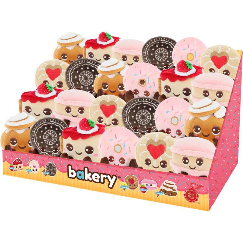 KAWAII - Bakery - Display de 24 Peluches Parfumées - 6 Modèles - 8cm KAWAII - Bakery - Display de 24 Peluches Parfumées - 6 Modèles - 8cm