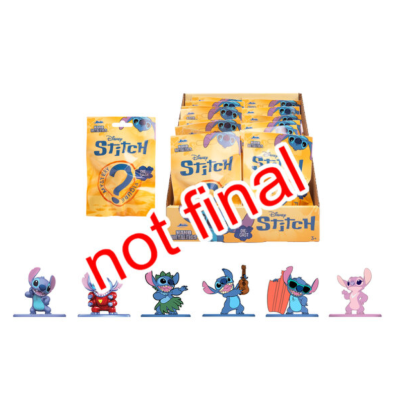 STITCH - Display Figurines Nano Mystery 6 Assortiments - 24pc STITCH - Display Figurines Nano Mystery 6 Assortiments - 24pc