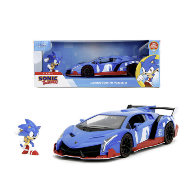 SONIC - Sonic & Lamborghini Veneno - 1:24 SONIC - Sonic & Lamborghini Veneno - 1:24