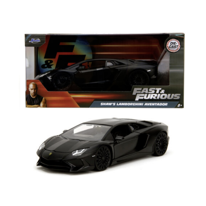 FAST & FURIOUS - Lamborghini Aventador de Shaw - 1:24 FAST & FURIOUS - Lamborghini Aventador de Shaw - 1:24