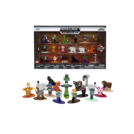 MINECRAFT - Multi Pack de Nano Figurines 4cm - 18pc - Wave 8