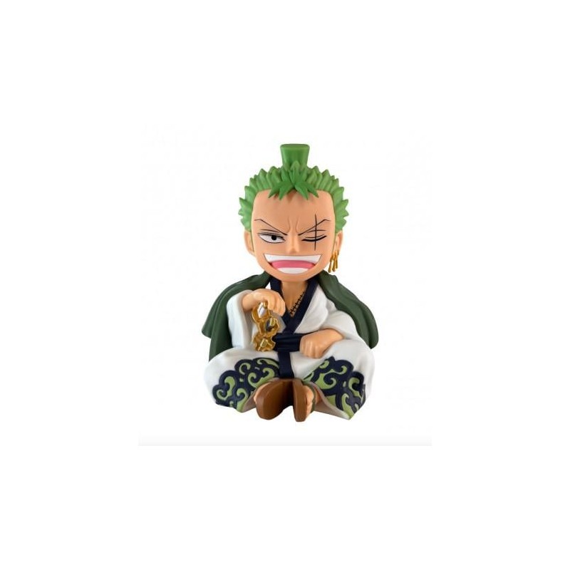 ONE PIECE - Zoro-juro - Tirelire PVC 15cm ONE PIECE - Zoro-juro - Tirelire PVC 15cm