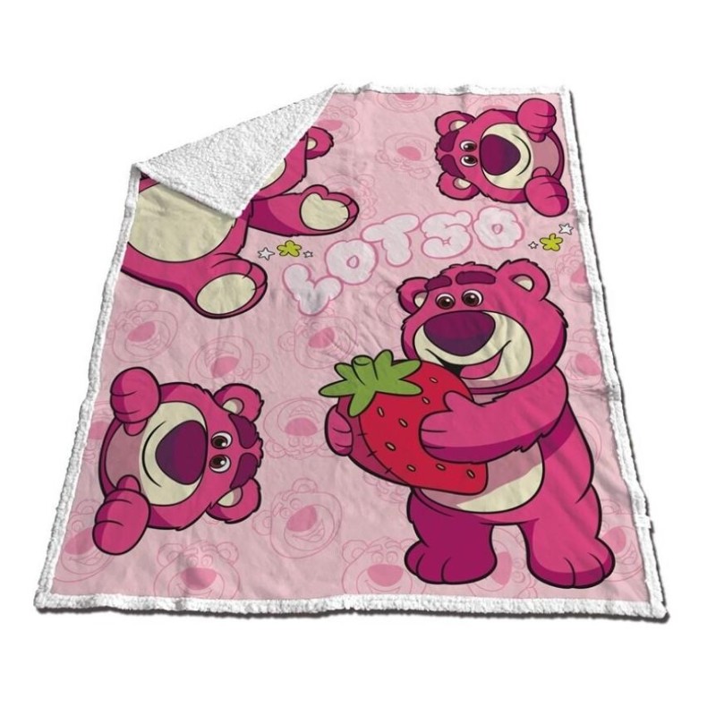 TOY STORY - Lotso - Couverture Sherpa 130x170cm TOY STORY - Lotso - Couverture Sherpa 130x170cm