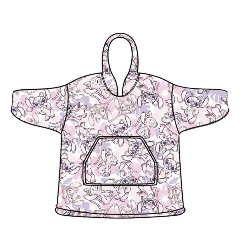 LILO & STITCH - Angel - Sweat Poncho - Taille Enfant (7-14 ans) LILO & STITCH - Angel - Sweat Poncho - Taille Enfant (7-14 ans)