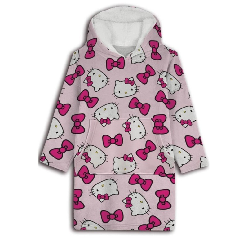 HELLO KITTY - Sweat Poncho - Taille Enfant (7-14 ans) HELLO KITTY - Sweat Poncho - Taille Enfant (7-14 ans)