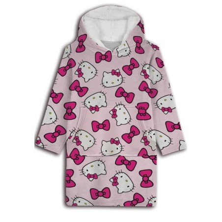 HELLO KITTY - Sweat Poncho - Taille Enfant (7-14 ans)