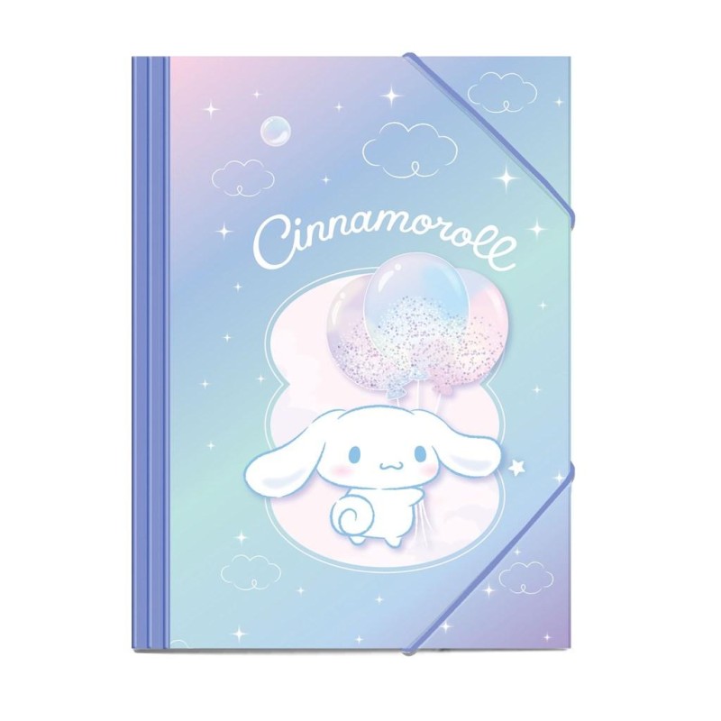CINNAMOROLL - Chemise avec élastiques Format 25x35cm CINNAMOROLL - Chemise avec élastiques Format 25x35cm