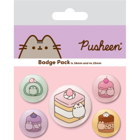 PUSHEEN - Little Treats - Pack 5 Badges
