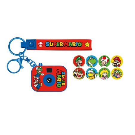 SUPER MARIO & Friends - Porte-clés Projecteurs avec 8 images