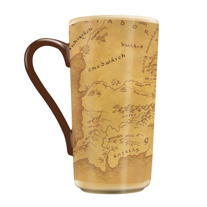 LE SEIGNEUR DES ANNEAUX - Carte - Mug Latte 470ml LE SEIGNEUR DES ANNEAUX - Carte - Mug Latte 470ml