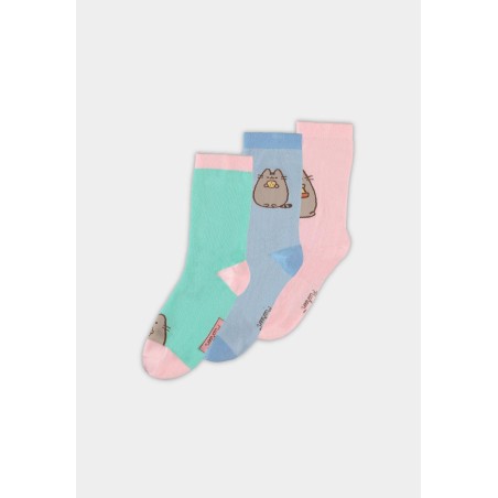 PUSHEEN - Pack de 3 paires de chaussettes (T39-42)