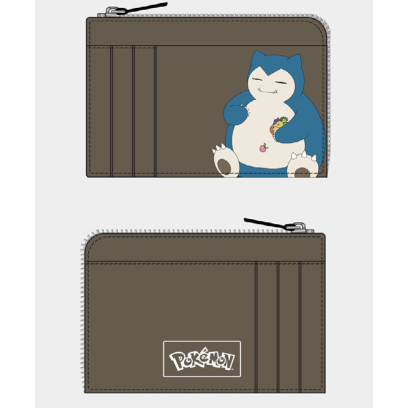 POKEMON - Ronflex - Porte-Cartes Gris