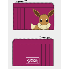 POKEMON - Evoli - Porte-Cartes Fushia