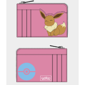 POKEMON - Evoli - Porte-Cartes Rose