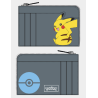 POKEMON - Pikachu - Porte-Cartes Gris