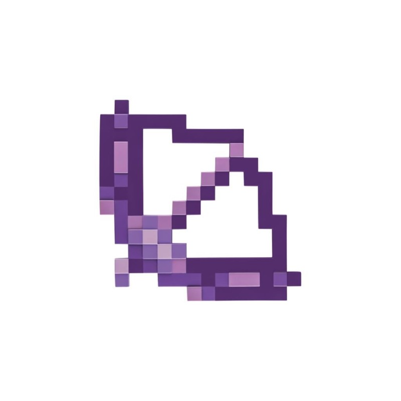 MINECRAFT - Arc et Flèche Enchanté Violet '45x32x4cm' MINECRAFT - Arc et Flèche Enchanté Violet '45x32x4cm'