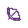 MINECRAFT - Arc et Flèche Enchanté Violet '45x32x4cm'