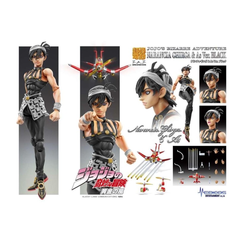 JOJO PART 5 - Narancia & Aerosmith - Figurine Chozokado 14cm JOJO PART 5 - Narancia & Aerosmith - Figurine Chozokado 14cm