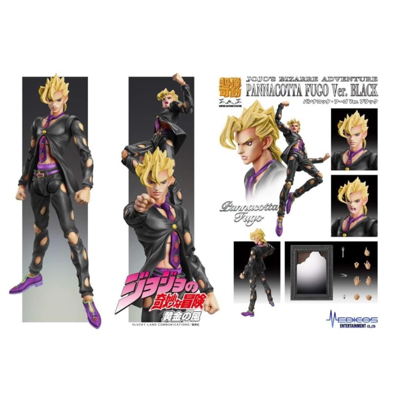 JOJO PART 5 - Pannacotta Fugo "Black Version" -Figurine Chozokado 15cm JOJO PART 5 - Pannacotta Fugo "Black Version" -Figurine Chozokado 15cm
