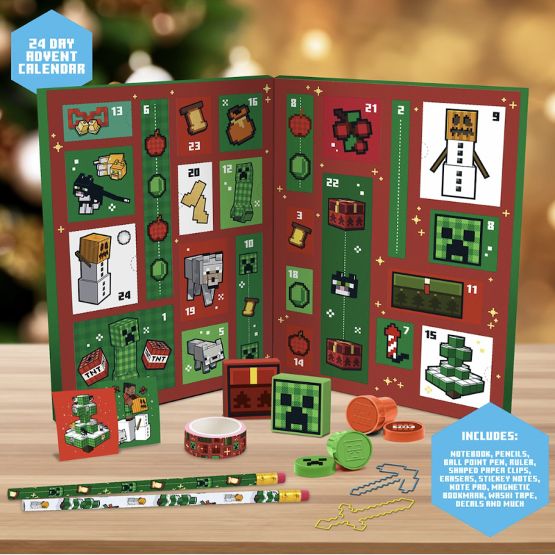 MINECRAFT - Accessoires - Calendrier de l'Avent 24jours MINECRAFT - Accessoires - Calendrier de l'Avent 24jours