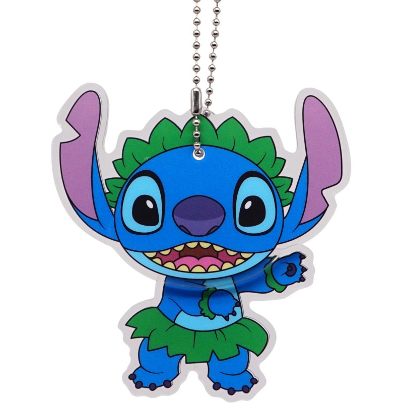DISNEY - Stitch Hula - Acrylic Dangling Bag Clip DISNEY - Stitch Hula - Acrylic Dangling Bag Clip