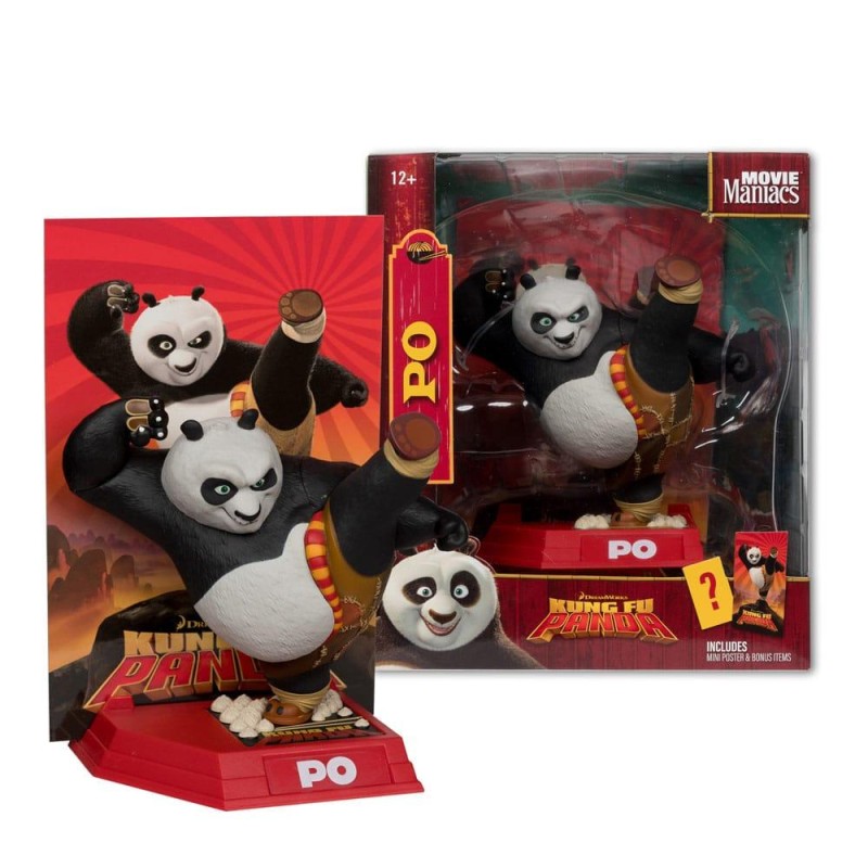 KUNG FU PANDA - Po - Statuette Movie Maniacs 17cm KUNG FU PANDA - Po - Statuette Movie Maniacs 17cm