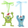 DISNEY - Mike & Sully - Set de 2 Décorations