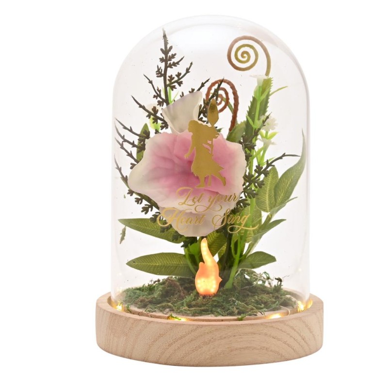 DISNEY PRINCESSES - Vaiana - Cloche Florale avec Lumière Néon DISNEY PRINCESSES - Vaiana - Cloche Florale avec Lumière Néon