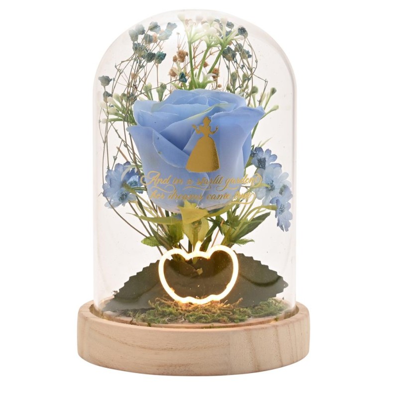 DISNEY PRINCESSES - Cendrillon - Cloche Florale avec Lumière Néon DISNEY PRINCESSES - Cendrillon - Cloche Florale avec Lumière Néon