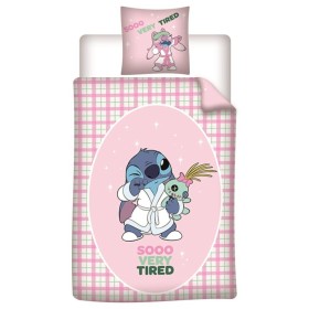 LILO & STITCH - Sooo Very Tired - Parure de lit 140x200cm + 65x65cm