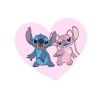 LILO & STITCH - Stitch & Angel "Coeur" - Coussin