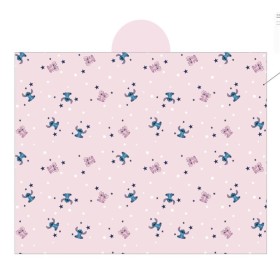 DISNEY - Stitch & Angel "Rose" - Couverture à capuche 120x150cm