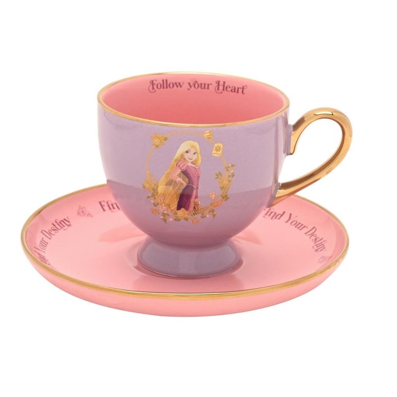 DISNEY PRINCESSES - Raiponce - Tasse + sous Tasse 200ml DISNEY PRINCESSES - Raiponce - Tasse + sous Tasse 200ml