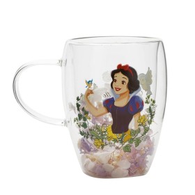 DISNEY PRINCESSES - Blanche-Neige - Verre avec Fleurs Sechées 300ml
