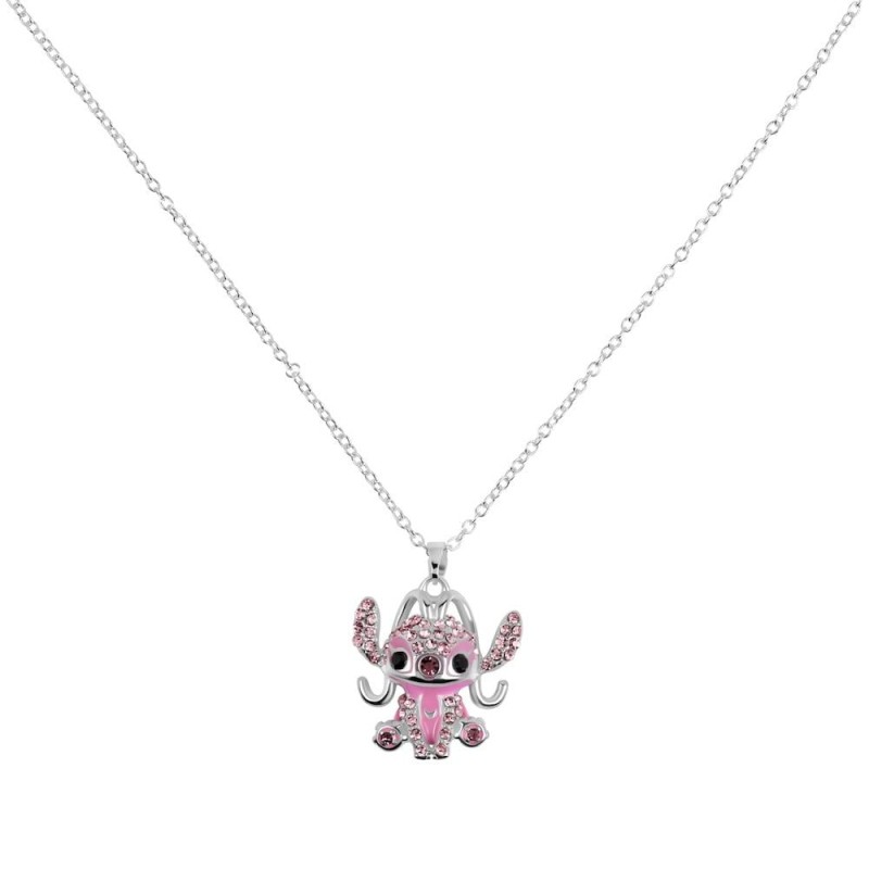 ANGEL - Collier avec Pendentif Serti de Pierres 16mm ANGEL - Collier avec Pendentif Serti de Pierres 16mm