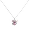 ANGEL - Collier avec Pendentif Serti de Pierres 16mm