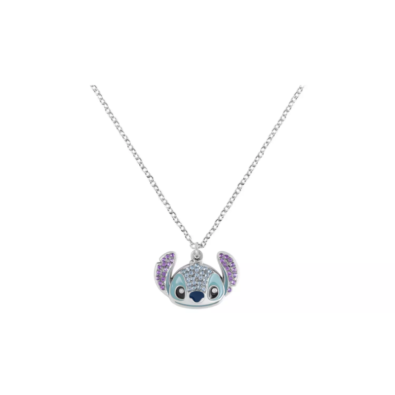 STITCH - Head - Collier avec Pendentif Serti de Pierres 16mm STITCH - Head - Collier avec Pendentif Serti de Pierres 16mm