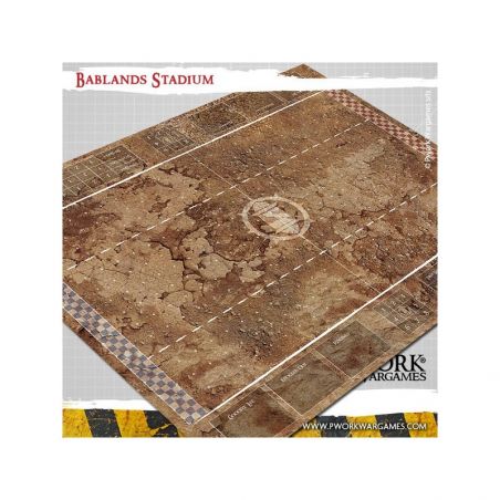 Tapis de jeu PVC Badlands Stadium