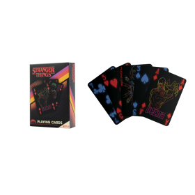 STRANGER THINGS - Jeu de cartes à jouer (52 cartes + 2 jokers)