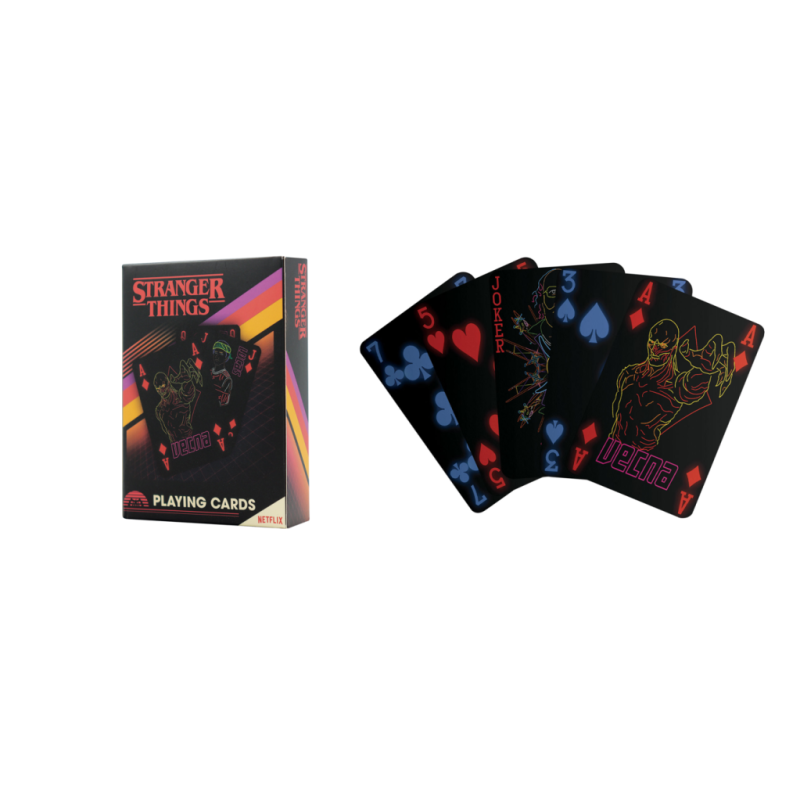 STRANGER THINGS - Jeu de cartes à jouer (52 cartes + 2 jokers) STRANGER THINGS - Jeu de cartes à jouer (52 cartes + 2 jokers)