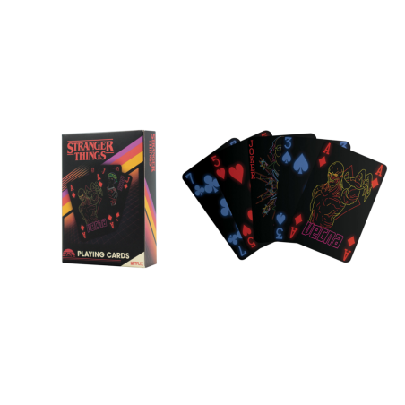 STRANGER THINGS - Jeu de cartes à jouer (52 cartes + 2 jokers)