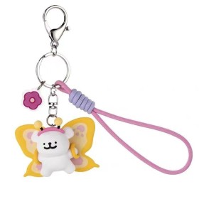 MALTESE - Keychain Butterfly Maltese - Display 10 pcs