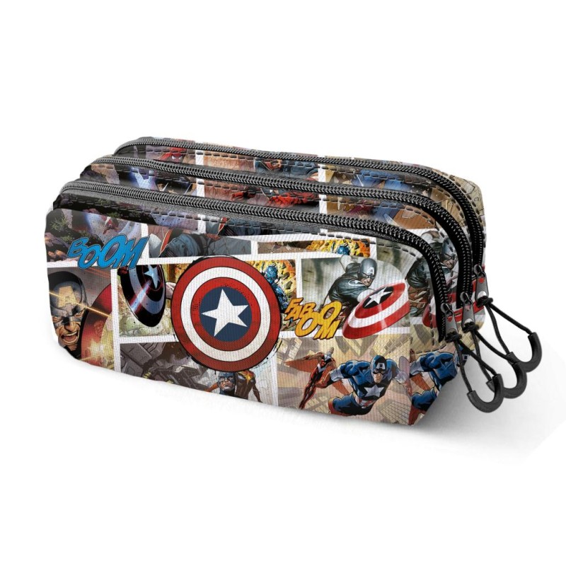CAPTAIN AMERICA - Comics - Trousse Rectangulaire "Trick" CAPTAIN AMERICA - Comics - Trousse Rectangulaire "Trick"