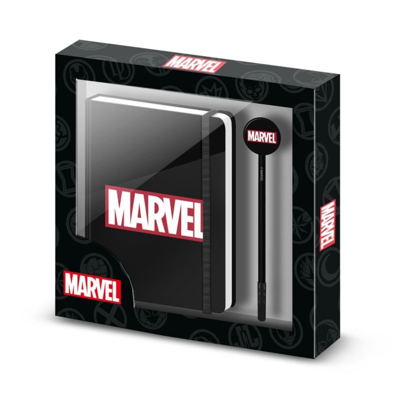 MARVEL - Gift Box - Notebook A5 + Stylo MARVEL - Gift Box - Notebook A5 + Stylo