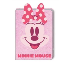 MINNIE - Smiley - Notebook Premium Fourrure - Format A5