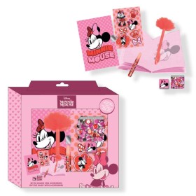 MINNIE - Set de Papeterie - Journal + accessoires 6pc.