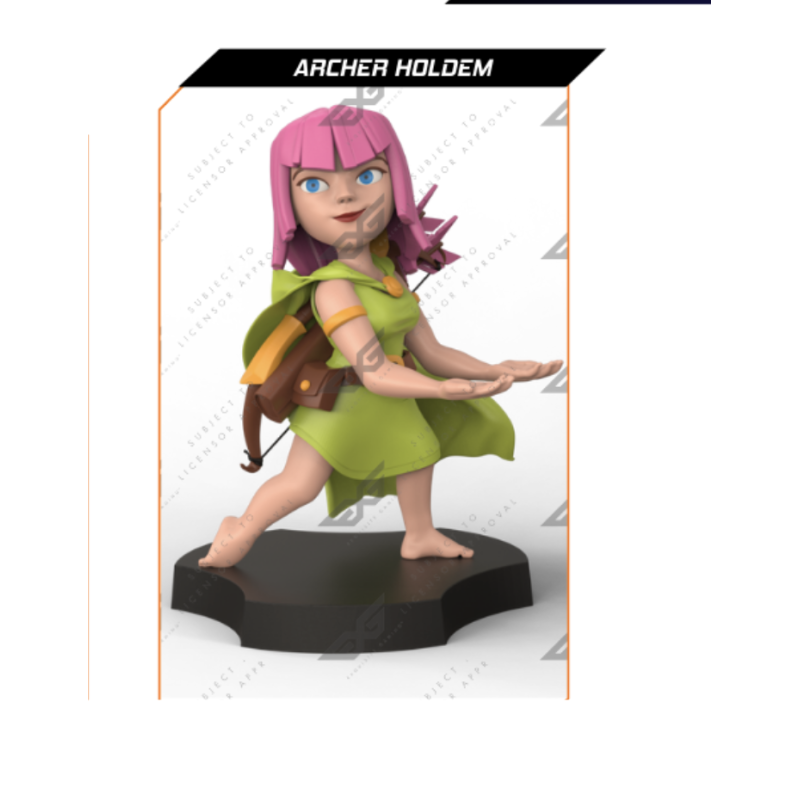 CLASH OF CLANS - Archer - Support Manette & Portable 'Holdem' - 11cm CLASH OF CLANS - Archer - Support Manette & Portable 'Holdem' - 11cm