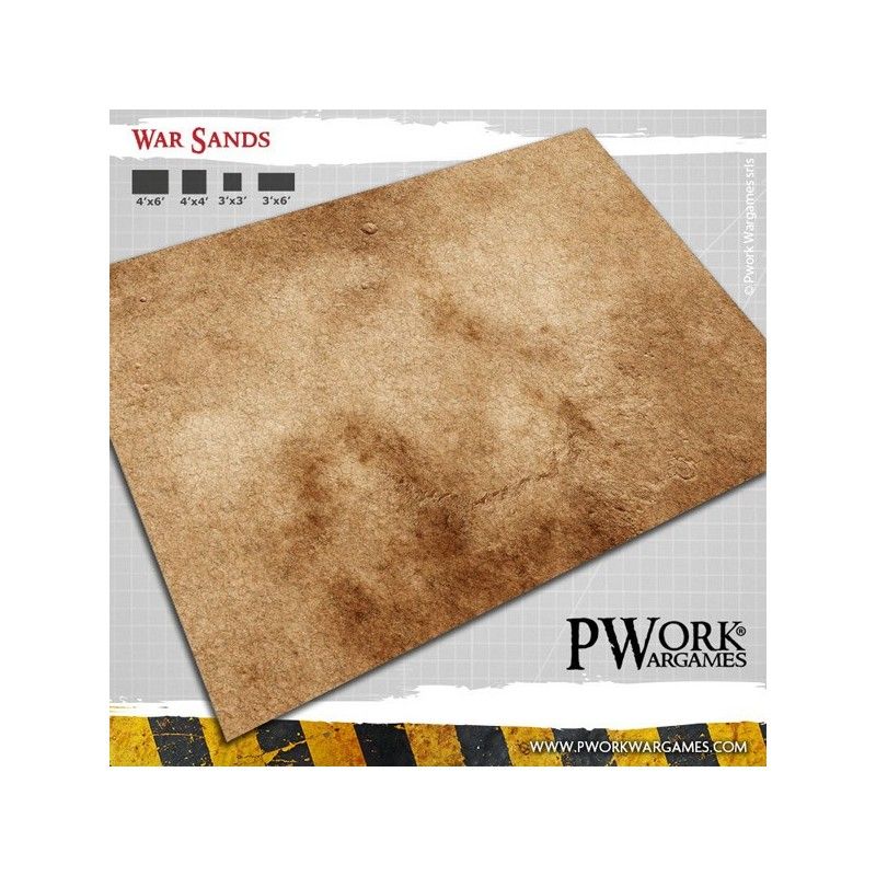 Tapis de jeu néoprène War Sands 44x60" Tapis de jeu néoprène War Sands 44x60"