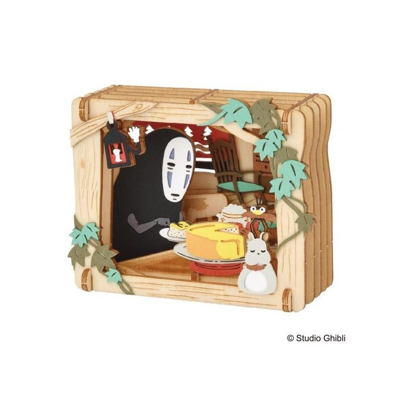 LE VOYAGE DE CHIHIRO - Bonne nuit - Théâtre de papier Style Bois LE VOYAGE DE CHIHIRO - Bonne nuit - Théâtre de papier Style Bois